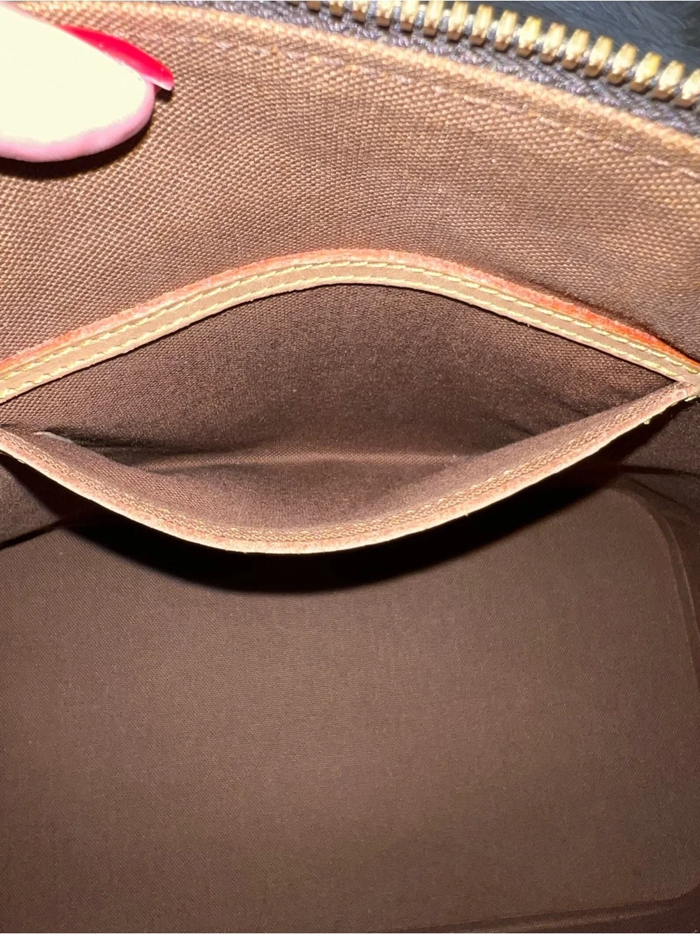 Louis Vuitton Monogram Canvas Satchel with Vachetta Trim